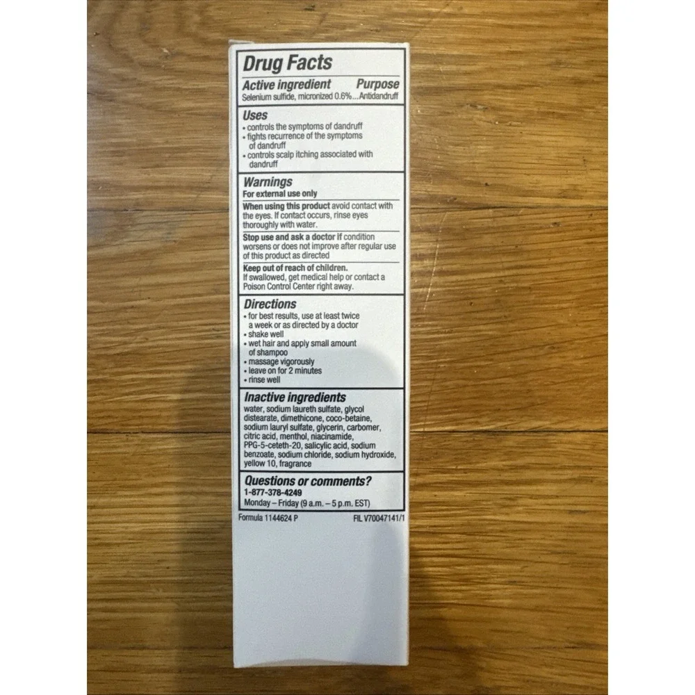 VICHY Dercos Selenium Anti Dandruff Shampoo Dandruff Scalp 6.76 oz